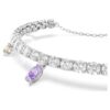 Bransoletka Ariana Grande X Swarovski z różnymi szlifami, wielokolorowa, pokryta rodem