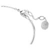 Bransoletka Constella z okrągłym szlifem, efekt „tańczącego kamienia”, biała, pokryta rodem Bransoletka Constella z okrągłym szlifem, efekt „tańczącego kamienia”, biała, pokryta rodem