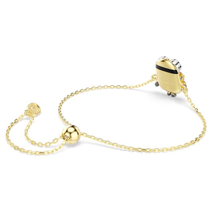 Bransoletka Minionki Bob z pavé, wielokolorowa, w kolorze złotym Bransoletka Minionki Bob z pavé, wielokolorowa, w kolorze złotym