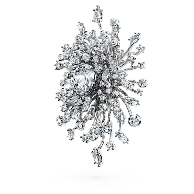 Broszka „Galaxy” z diamentami wyhodowanymi w laboratorium o łącznej masie 15,71 karata, o różnych kształtach, z 18-karatowego białego złota Broszka „Galaxy” z diamentami wyhodowanymi w laboratorium o łącznej masie 15,71 karata, o różnych kształtach, z 18-karatowego białego złota
