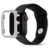 Błyszczące etui do Apple Watch® Series 4 i 5, 40 mm, w kolorze srebrnym Błyszczące etui do Apple Watch® Series 4 i 5, 40 mm, w kolorze srebrnym