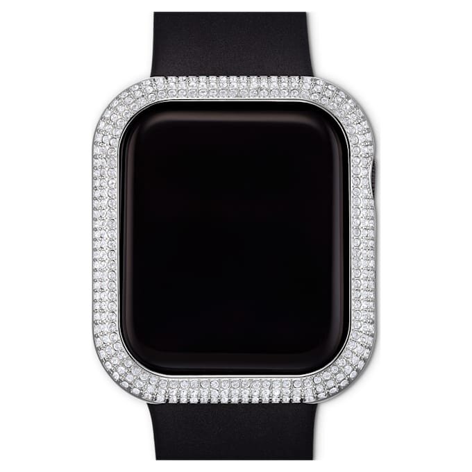 Błyszczące etui do Apple Watch® Series 4 i 5, 40 mm, w kolorze srebrnym Błyszczące etui do Apple Watch® Series 4 i 5, 40 mm, w kolorze srebrnym