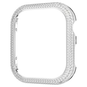 Błyszczące etui do Apple Watch® Series 7, 41 mm, w odcieniu srebrnym