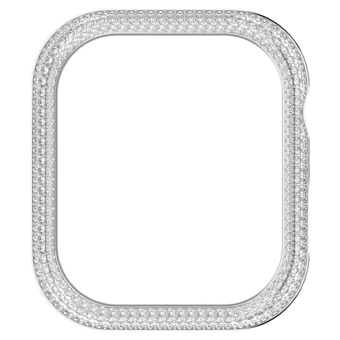 Błyszczące etui do Apple Watch® Series 7, 41 mm, w odcieniu srebrnym Błyszczące etui do Apple Watch® Series 7, 41 mm, w odcieniu srebrnym