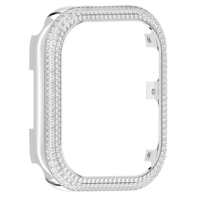 Błyszczące etui do Apple Watch® Series 7, 41 mm, w odcieniu srebrnym Błyszczące etui do Apple Watch® Series 7, 41 mm, w odcieniu srebrnym