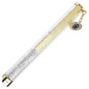 Crystalline Ballpoint Pen „Evil Eye”, w odcieniu złota, z wykończeniem z mieszanych metali