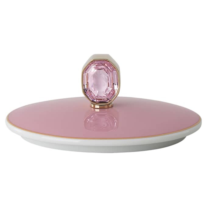 Cukiernica Idyllia z porcelany, różowa Cukiernica Idyllia z porcelany, różowa