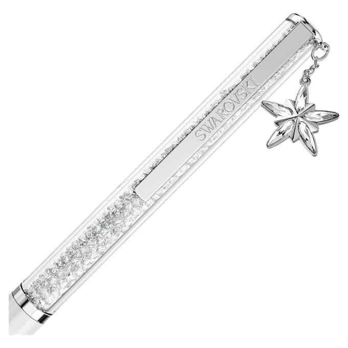 Długopis Crystalline – biały, lakierowany na biało, chromowany Długopis Crystalline – biały, lakierowany na biało, chromowany