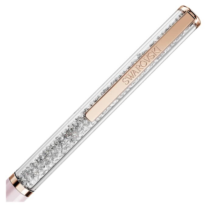 Długopis Crystalline w kolorze różowym, z różowym lakierem i powłoką w odcieniu różowego złota Długopis Crystalline w kolorze różowym, z różowym lakierem i powłoką w odcieniu różowego złota