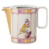 Dzbanek do kawy Idyllia z porcelany, motyw kryształowy, ptak, wielokolorowy Dzbanek do kawy Idyllia z porcelany, motyw kryształowy, ptak, wielokolorowy