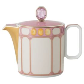 Dzbanek do śmietanki Idyllia z porcelany, różowy