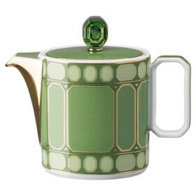 Dzbanek do śmietanki Signum, porcelana, zielony