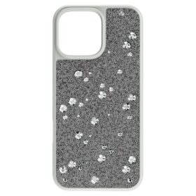 Eleganckie etui na smartfon z wzorem w kropki, iPhone® 16 Pro Max, w odcieniu srebra