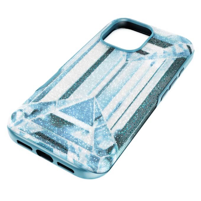Etui na smartfon High z efektem kryształowym, iPhone® 17, niebieskie Etui na smartfon High z efektem kryształowym, iPhone® 17, niebieskie