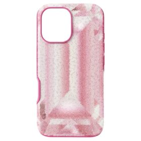Etui na smartfon High z motywem kryształowym, iPhone® 16, różowe
