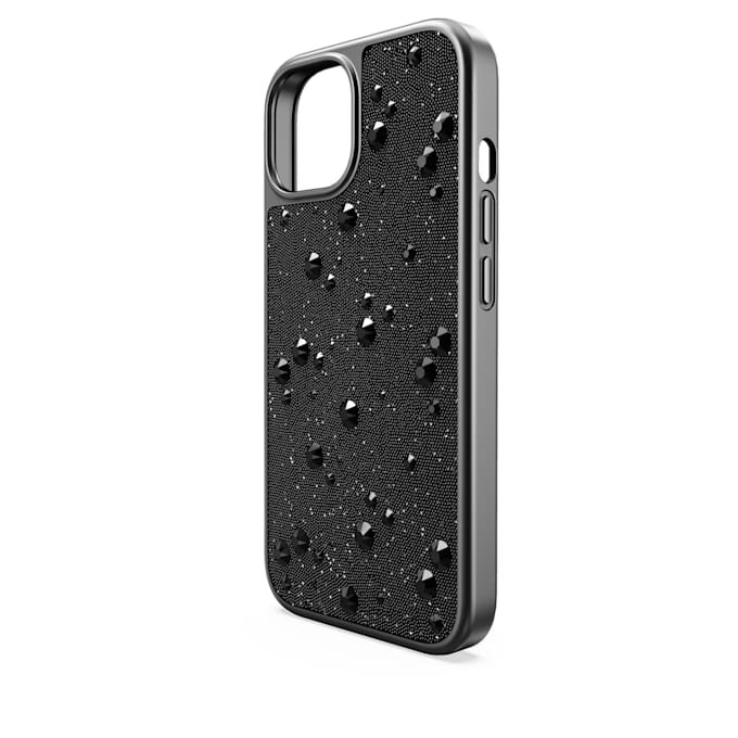 Etui na smartfon High z płaskimi kryształkami z tyłu, iPhone® 15, czarne Etui na smartfon High z płaskimi kryształkami z tyłu, iPhone® 15, czarne