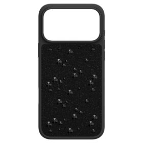 Etui na smartfon High z płaskimi kryształkami z tyłu, iPhone® 17 Pro Max, czarne