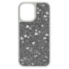 Etui na smartfon High z wzorem w rozrzucone kryształki, iPhone® 16, srebrny odcień Etui na smartfon High z wzorem w rozrzucone kryształki, iPhone® 16, srebrny odcień
