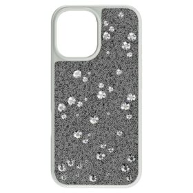 Etui na smartfon High z wzorem w rozrzucone kryształki, iPhone® 16, srebrny odcień
