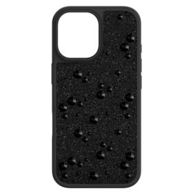 Etui na smartfon z płaskimi kryształkami, iPhone® 17, czarne