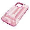 Etui na smartfon z wysokim profilem i motywem kryształowym, iPhone® 16 Pro Max, różowe