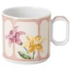 Filiżanka do espresso Idyllia ze spodkiem, porcelana, motyw kryształowy, cytrynowy, wielobarwny Filiżanka do espresso Idyllia ze spodkiem, porcelana, motyw kryształowy, cytrynowy, wielobarwny