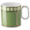 Filiżanka do kawy Signum z spodkiem, porcelana, zielona Filiżanka do kawy Signum z spodkiem, porcelana, zielona