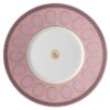 Filiżanka Signum z spodkiem, porcelana, różowa