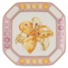 Idyllia Vide Poche – porcelana z kryształowym nadrukiem, motyw kwiatowy, różowa
