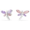 Kolczyki na sztyfcie Ariana Grande X Swarovski o zróżnicowanych szlifach, w kształcie ważki, wielobarwne, pokryte rodem Kolczyki na sztyfcie Ariana Grande X Swarovski o zróżnicowanych szlifach, w kształcie ważki, wielobarwne, pokryte rodem