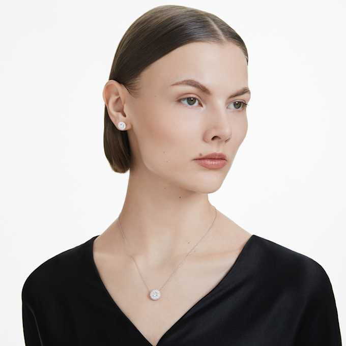 Kolczyki na sztyfcie „Eternity Halo” z diamentami wyhodowanymi w laboratorium, o łącznej masie 2 Ct, okrągłe, z 14-karatowego białego złota Kolczyki na sztyfcie „Eternity Halo” z diamentami wyhodowanymi w laboratorium, o łącznej masie 2 Ct, okrągłe, z 14-karatowego białego złota