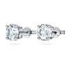 Kolczyki na sztyfcie „Eternity Solitaire” z diamentami wyhodowanymi w laboratorium o łącznej masie 2 karatów, okrągłe, z 14-karatowego białego złota Kolczyki na sztyfcie „Eternity Solitaire” z diamentami wyhodowanymi w laboratorium o łącznej masie 2 karatów, okrągłe, z 14-karatowego białego złota