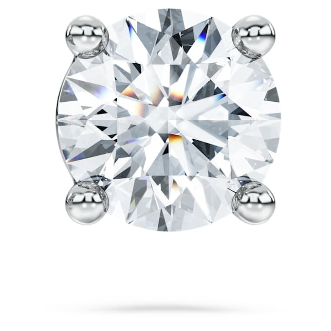 Kolczyki na sztyfcie Eternity z diamentami wyhodowanymi w laboratorium, 0,5 karata łącznie, pojedyncze, okrągłe, 14-karatowe białe złoto Kolczyki na sztyfcie Eternity z diamentami wyhodowanymi w laboratorium, 0,5 karata łącznie, pojedyncze, okrągłe, 14-karatowe białe złoto