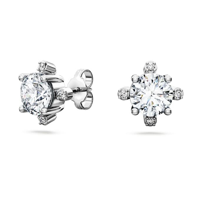 Kolczyki na sztyfcie „Galaxy” z diamentami wyhodowanymi w laboratorium o łącznej masie 2,1 karata, okrągłe, z 14-karatowego białego złota Kolczyki na sztyfcie „Galaxy” z diamentami wyhodowanymi w laboratorium o łącznej masie 2,1 karata, okrągłe, z 14-karatowego białego złota