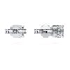 Kolczyki-sztyfty Eternity Solitaire z diamentami wyhodowanymi w laboratorium, 1 karat łącznie, kształt okrągły, 14-karatowe białe złoto Kolczyki-sztyfty Eternity Solitaire z diamentami wyhodowanymi w laboratorium, 1 karat łącznie, kształt okrągły, 14-karatowe białe złoto