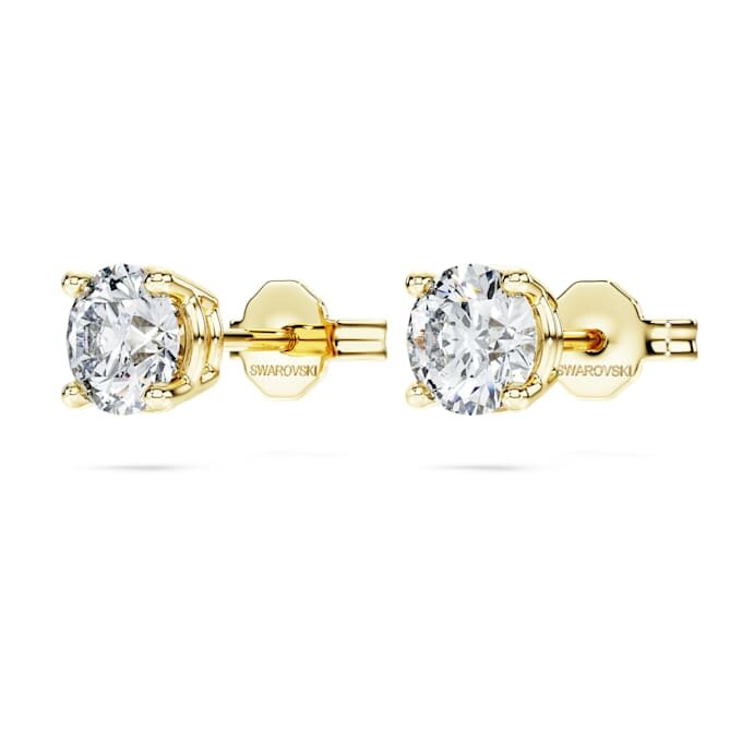 Kolczyki-sztyfty z serią „Eternity Solitaire” z diamentami wyhodowanymi w laboratorium, o łącznej masie 1 karata, okrągłe, z 14-karatowego żółtego złota Kolczyki-sztyfty z serią „Eternity Solitaire” z diamentami wyhodowanymi w laboratorium, o łącznej masie 1 karata, okrągłe, z 14-karatowego żółtego złota