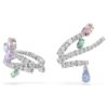 Kolczyki typu ear cuff Ariana Grande x Swarovski – mieszane szlify, wielokolorowe, pokryte rodem Kolczyki typu ear cuff Ariana Grande x Swarovski – mieszane szlify, wielokolorowe, pokryte rodem