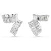 Kolczyki typu ear cuff Ariana Grande X Swarovski z kryształami o szlifie bagietkowym, białe, pokryte rodem Kolczyki typu ear cuff Ariana Grande X Swarovski z kryształami o szlifie bagietkowym, białe, pokryte rodem