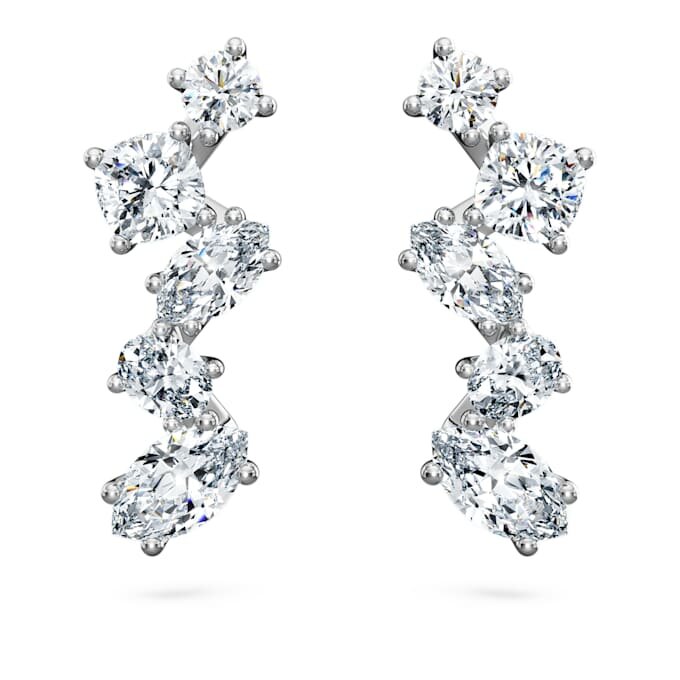 Kolczyki typu ear cuff „Galaxy” z diamentami wyhodowanymi w laboratorium o łącznej masie 1,25 karata, o różnych kształtach, z 14-karatowego białego złota Kolczyki typu ear cuff „Galaxy” z diamentami wyhodowanymi w laboratorium o łącznej masie 1,25 karata, o różnych kształtach, z 14-karatowego białego złota