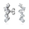 Kolczyki typu ear cuff „Galaxy” z diamentami wyhodowanymi w laboratorium o łącznej masie 1,25 karata, o różnych kształtach, z 14-karatowego białego złota Kolczyki typu ear cuff „Galaxy” z diamentami wyhodowanymi w laboratorium o łącznej masie 1,25 karata, o różnych kształtach, z 14-karatowego białego złota