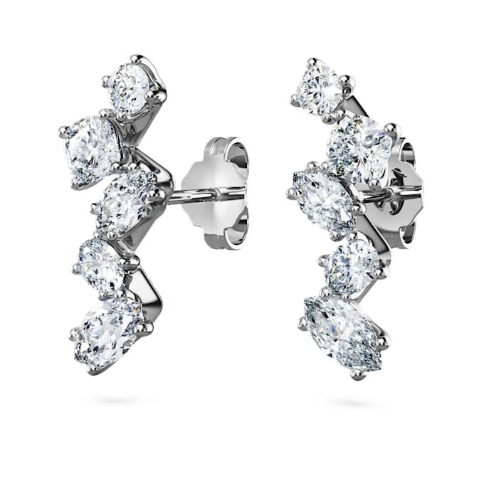 Kolczyki typu ear cuff „Galaxy” z diamentami wyhodowanymi w laboratorium o łącznej masie 1,25 karata, o różnych kształtach, z 14-karatowego białego złota Kolczyki typu ear cuff „Galaxy” z diamentami wyhodowanymi w laboratorium o łącznej masie 1,25 karata, o różnych kształtach, z 14-karatowego białego złota