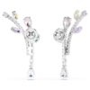 Kolczyki wiszące Ariana Grande X Swarovski o zróżnicowanych szlifach, wielobarwne, pokryte rodem Kolczyki wiszące Ariana Grande X Swarovski o zróżnicowanych szlifach, wielobarwne, pokryte rodem