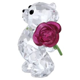 Kris Bear trzyma różę z miłością