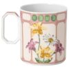 Kubek Idyllia z porcelany, motyw kryształowy, muchołówka, różowy Kubek Idyllia z porcelany, motyw kryształowy, muchołówka, różowy
