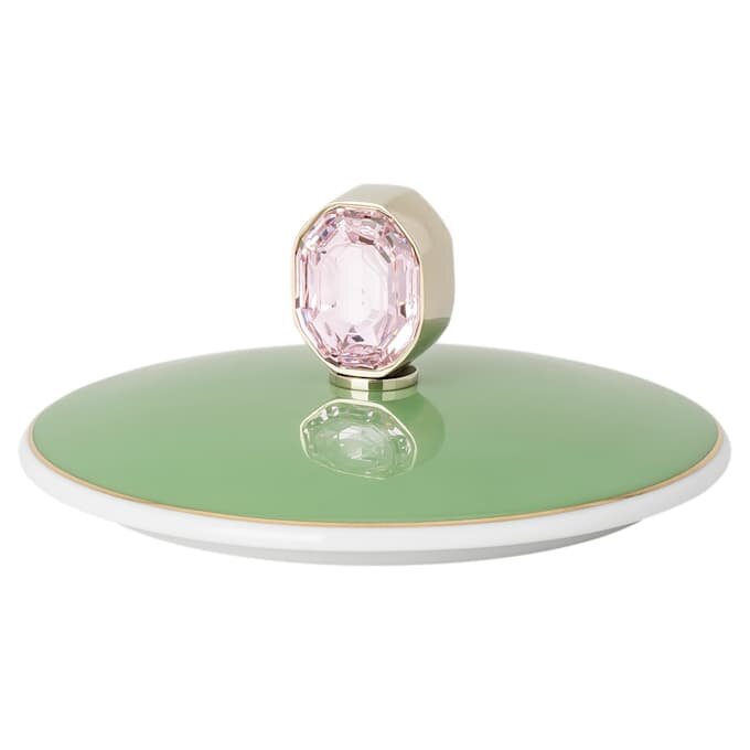 Kubek Idyllia z porcelany, motyw kryształowy, muchołówka, zielony Kubek Idyllia z porcelany, motyw kryształowy, muchołówka, zielony