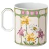 Kubek Idyllia z porcelany, motyw kryształowy, muchołówka, zielony Kubek Idyllia z porcelany, motyw kryształowy, muchołówka, zielony