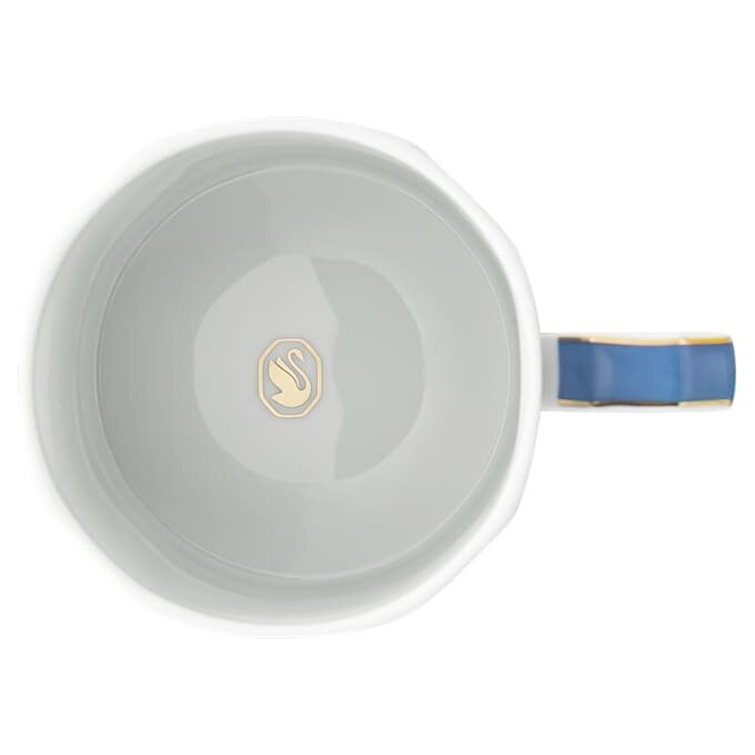 Kubek Signum z pokrywką, porcelana, niebieski Kubek Signum z pokrywką, porcelana, niebieski