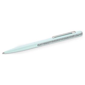 Lśniący długopis zielony, lakierowany na zielono, chromowany