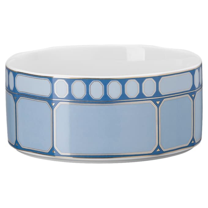 Miska do płatków Signum, porcelana, niebieska Miska do płatków Signum, porcelana, niebieska