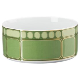 Miska do płatków Signum, porcelana, zielona
